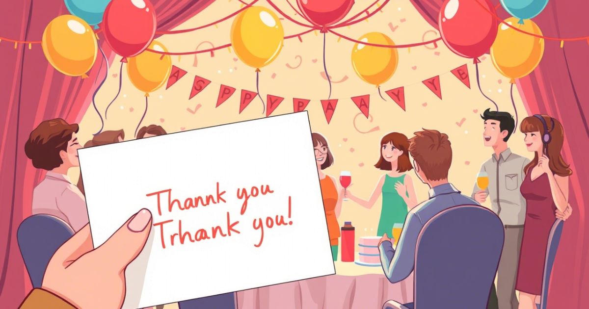 55 Heartfelt Thank You for Inviting Me to Your Party Message