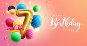 7th Happy Birthday Wishes