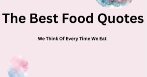 Food Quotes