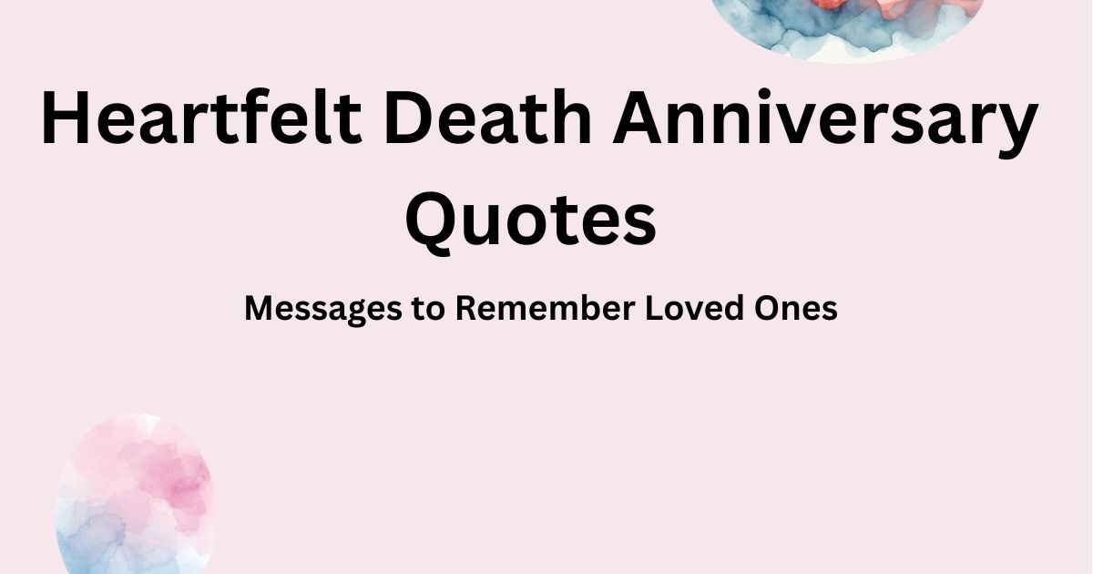 Death Anniversary Quotes