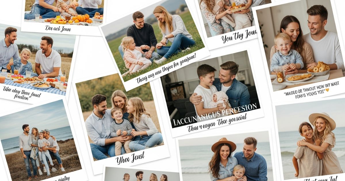 Family Photo Captions