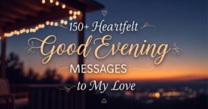 Good Evening Message to My Love