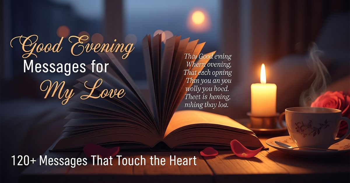 Good Evening Messages for My Love