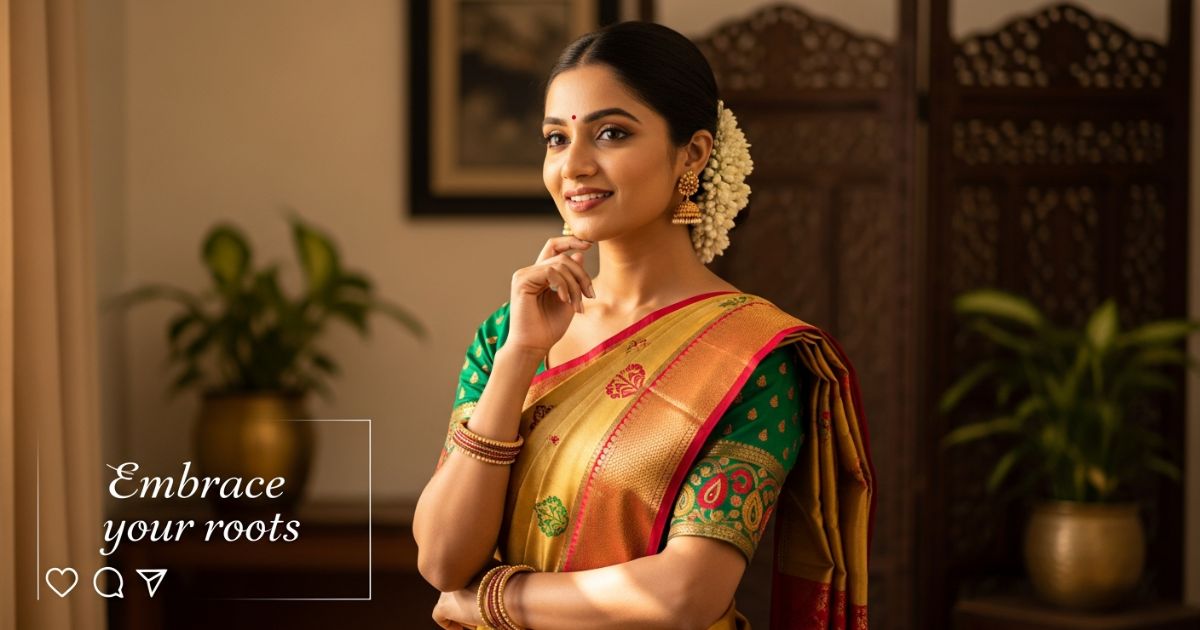 Saree Captions for Instagram