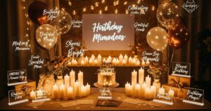 400+ Birthday Glow with Aesthetic Birthday Captions