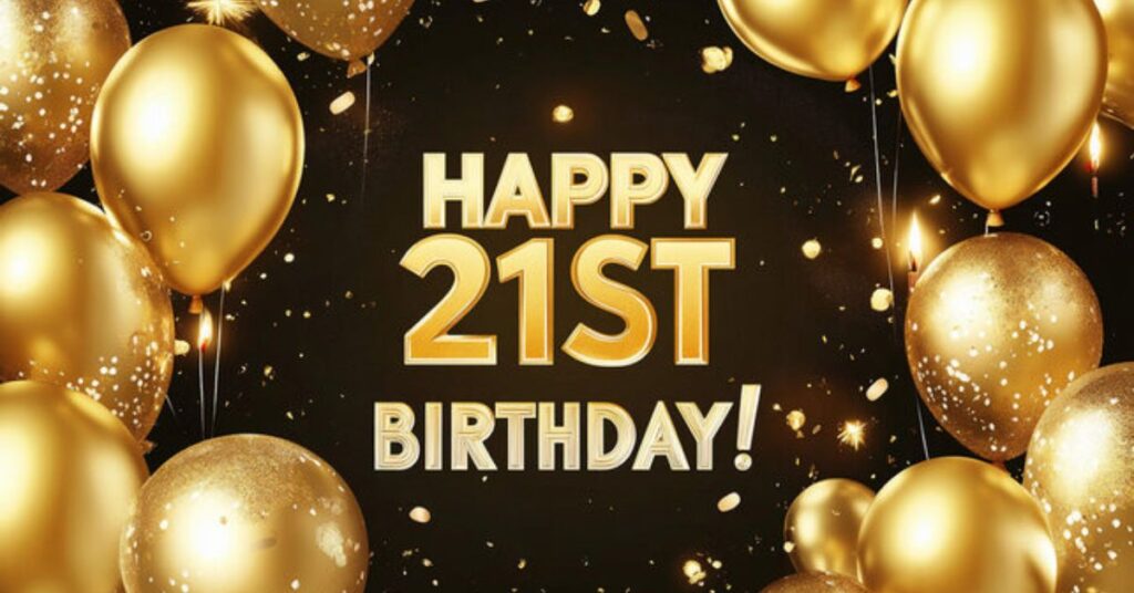 Captions for 21st Birthday Post